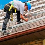 Roof safety during roof installation or maintenance